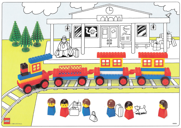 Set 1050 Activity Card 4 - Trains/Animals and their offspring (120533)