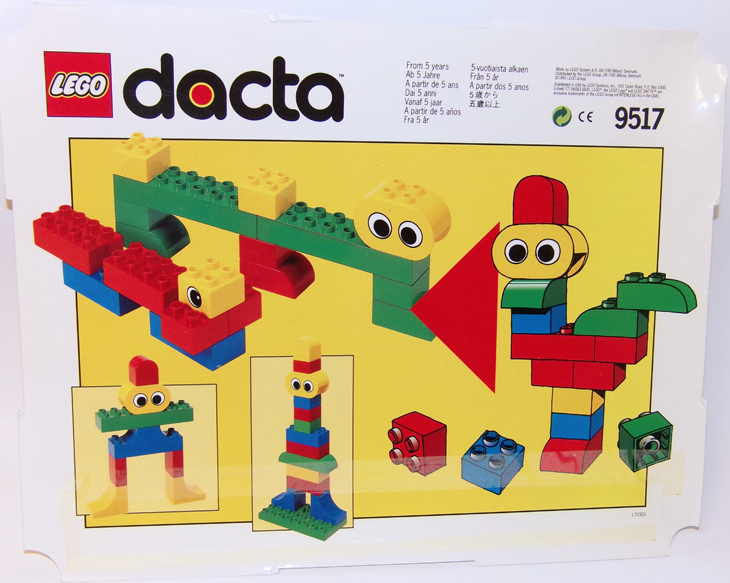 Set 9517 Cover and Inventory Card