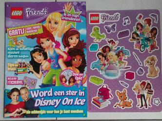 Friends Magazine with Sticker Sheet (Dutch)