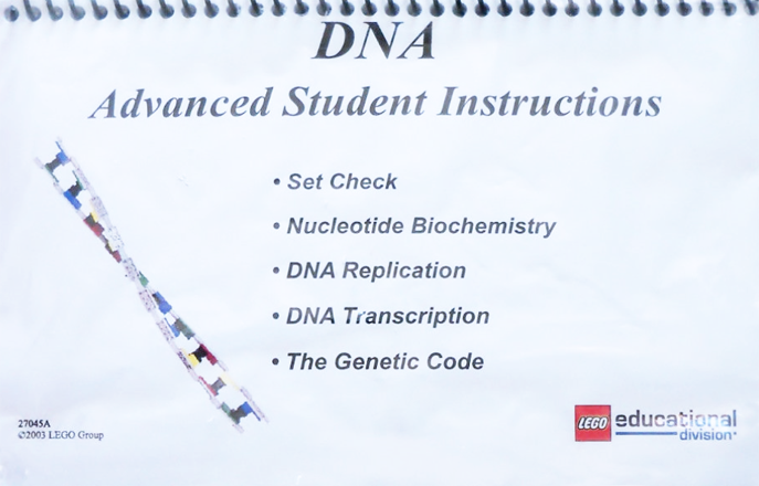 DNA Advanced Student Instructions - (Set 1103-2)