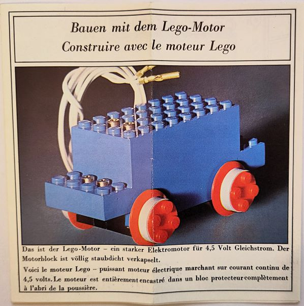 Bauen mit dem Lego-Motor / Construire avec le moteur Lego (3166-Sch.)
