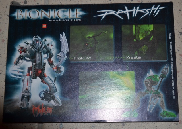 BIONICLE - Rahkshi Informational Card
