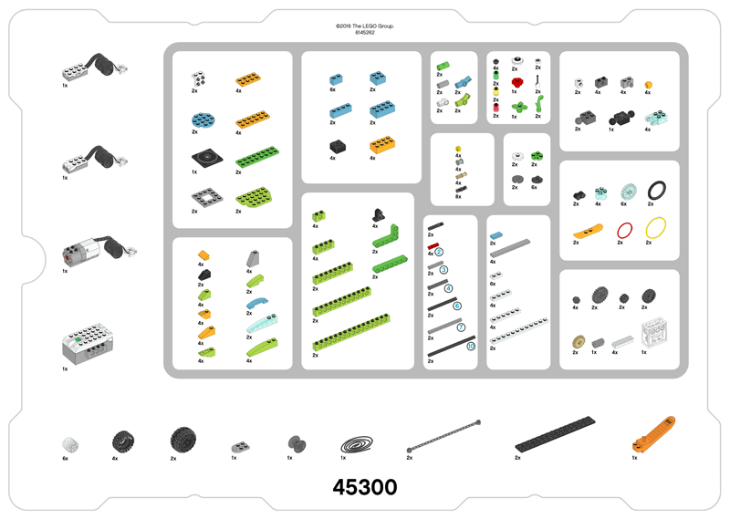 Set 45300 Cover and Inventory Card (6145262)