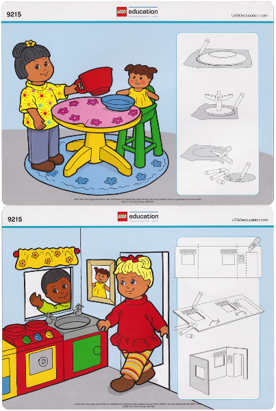 Set 9215-2 - Activity Card 4 - Rug / Playroom