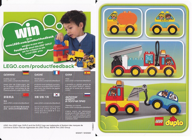 Set 10816 - Idea Card 2 - (6150517 / 6150520)