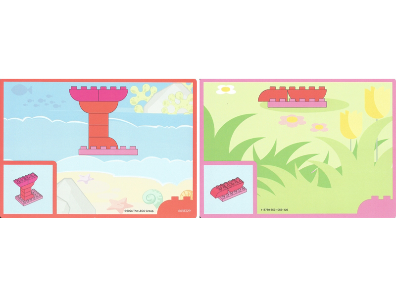 Set 10472 - Activity Card 4 - Flamingo / Snail Bottom Half