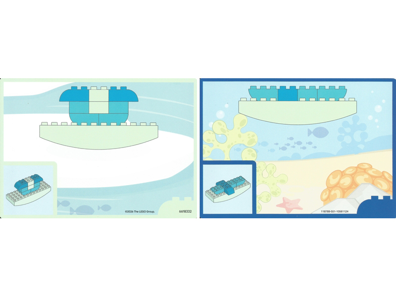 Set 10472 - Activity Card 6 - Penguin / Whale Bottom Half