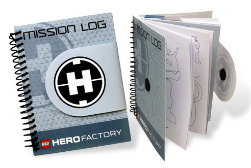 Hero Factory Mission Log Book