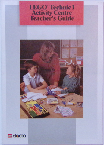 LEGO Technic 1 Activity Centre Teacher's Guide (AU version for 9603 - 116322)
