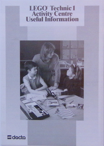 LEGO Technic 1 Activity Centre Useful Information (AU version for 9603 - 117622)