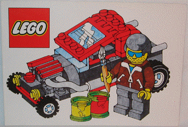 Coloring Fun Book with Hot Rod on Cover (8 pages)