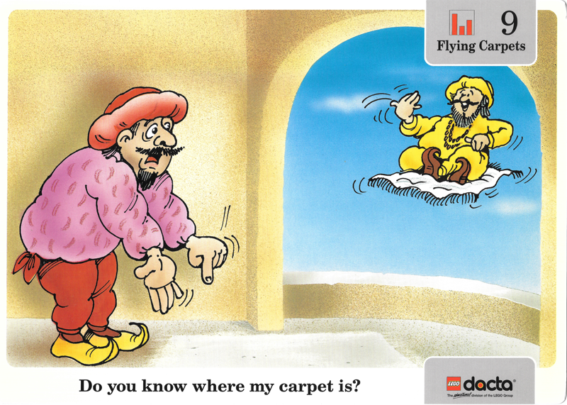 Set 9512 Activity Card 9 - Flying Carpets UK/AUS Version (4101811)