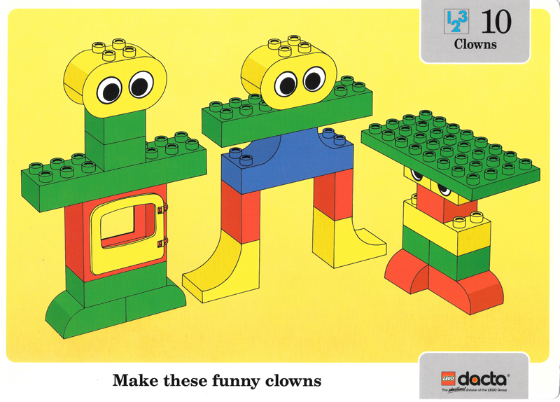 Set 9512 Activity Card 10 - Clowns UK/AUS Version (4101811)