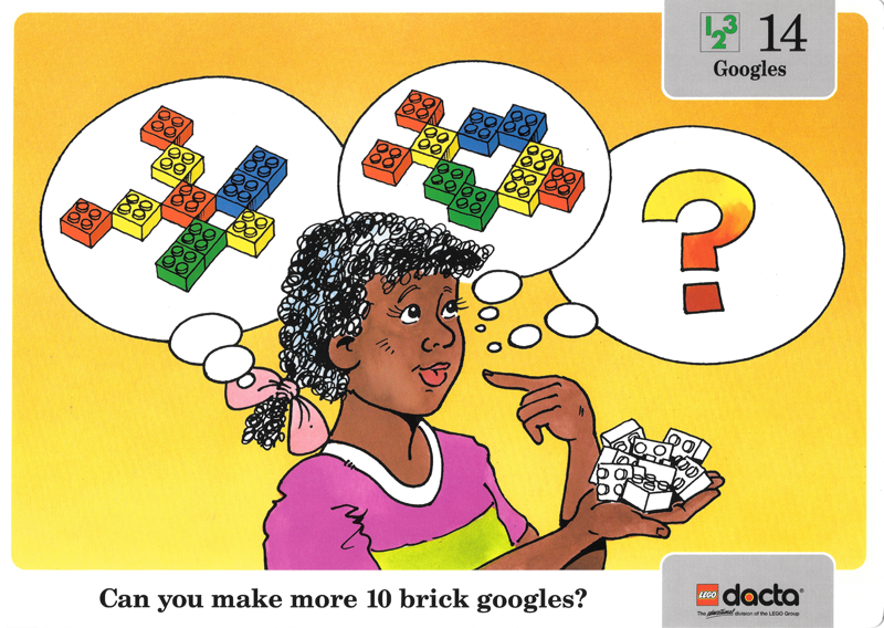 Set 9512 Activity Card 14 - Googles UK/AUS Version (4101811)