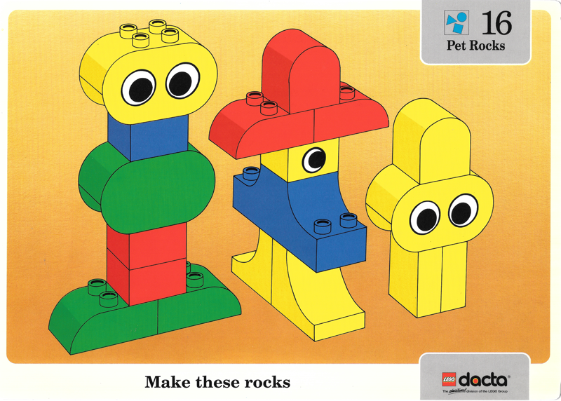 Set 9512 Activity Card 16 - Pet Rocks UK/AUS Version (4101811)