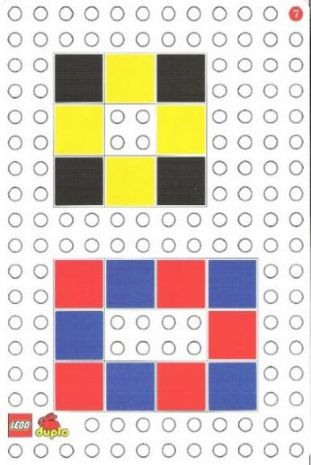 Set 9534 Activity Card 12 - Activities 7 & 8 (Red 7)