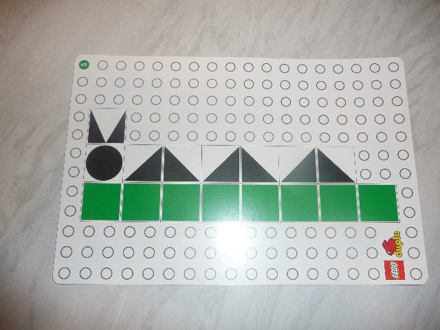 Set 9534 Activity Card  8 - Activities 5 & 6 (Green 5)