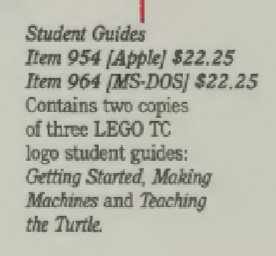 Lego TC logo Student Guides (Apple)