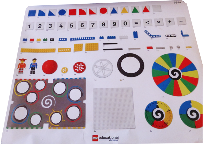 Set 9544 Cover and Inventory Card