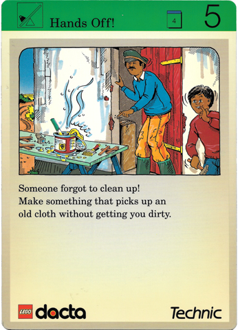 Set 9603 Activity Card Exploration 5 - Hands Off! AUS version (117922)