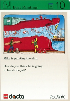 Set 9603 Activity Card Exploration 10 - Boat Painting