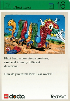 Set 9603 Activity Card Exploration 16 - Flexi Lexi