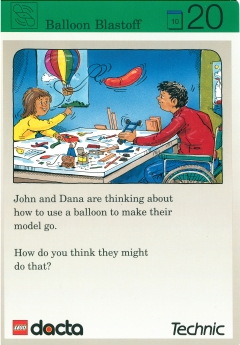 Set 9603 Activity Card Exploration 20 - Balloon Blastoff