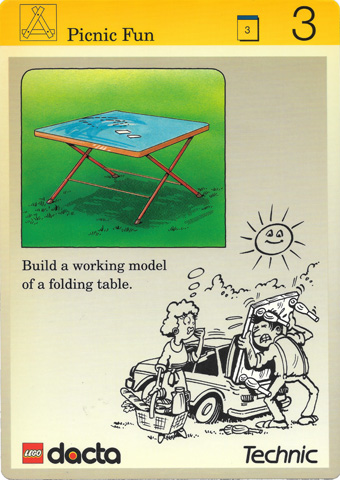 Set 9603 Activity Card Application: Simulation 3 - Picnic Fun