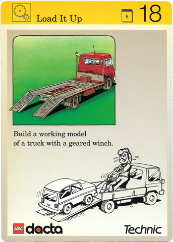 Set 9603 Activity Card Application: Simulation 18 - Load It Up AUS version (118022)