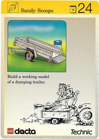 Set 9603 Activity Card Application: Simulation 24 - Sandy Scoops AUS version (118022)