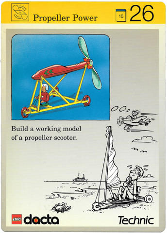 Set 9603 Activity Card Application: Simulation 26 - Propeller Power