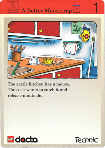 Set 9603 Activity Card Application: Invention 1 - A Better Mousetrap