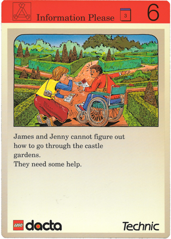 Set 9603 Activity Card Application: Invention 6 - Information Please AUS version (118122)