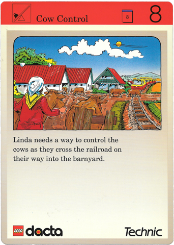 Set 9603 Activity Card Application: Invention 8 - Cow Control