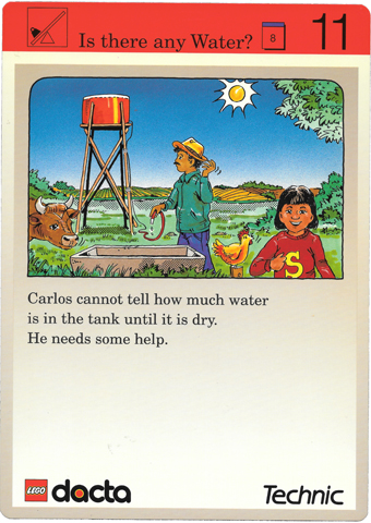 Set 9603 Activity Card Application: Invention 11 - Is there any Water? AUS version (118122)
