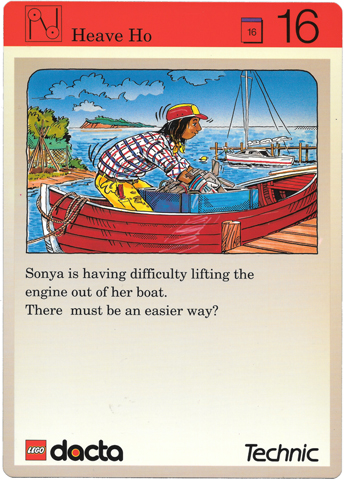 Set 9603 Activity Card Application: Invention 16 - Heave Ho AUS version (118122)