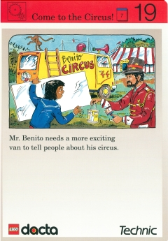 Set 9603 Activity Card Application: Invention 19 - Come to the Circus!