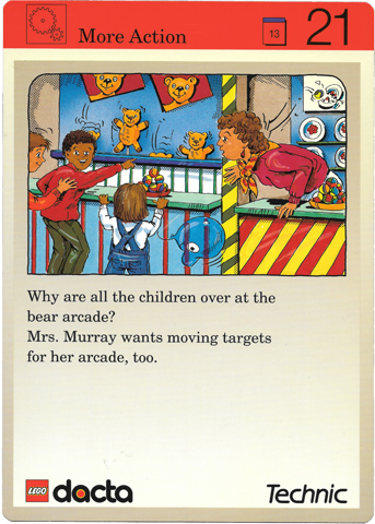 Set 9603 Activity Card Application: Invention 21 - More Action