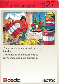 Set 9603 Activity Card Application: Invention 27 - Drum Drudgery
