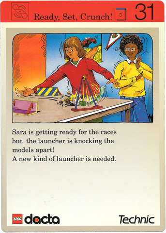 Set 9603 Activity Card Application: Invention 31 - Ready, Set, Crunch! AUS version (118122)