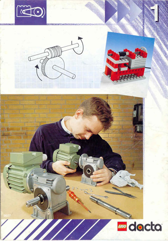 Set 9607 Activity Booklet 1 - Motor Block {Right Angle Drive} (877206)