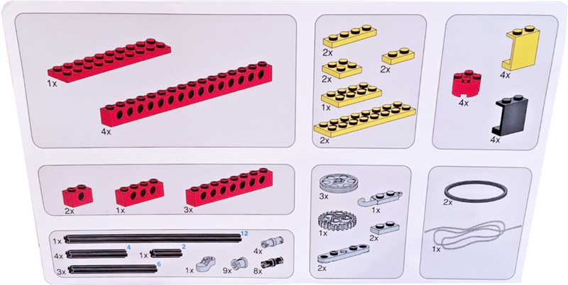 Set 9614 Cover and Inventory Card (1998 Version)