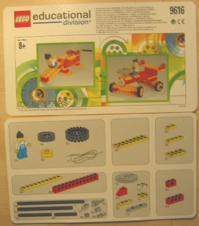 Set 9616 Cover & Inventory Card (4181972)