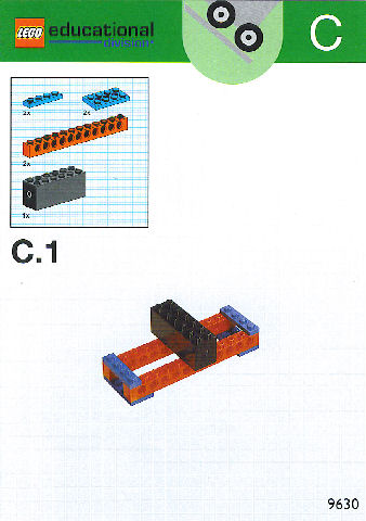 Set 9630 Activity Booklet C - {Balancing & Supporting Loads} (420814)