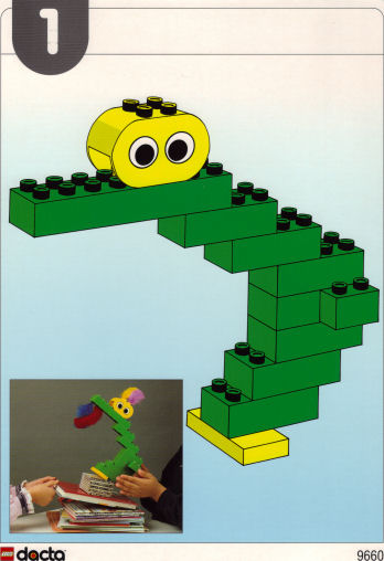 Set 9660 Activity Card  1 - {Green Creature}