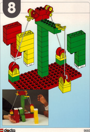 Set 9660 Activity Card  8 - {Crane and Winches}