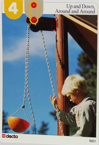 Set 9661 Activity Card Orange 4 - Up and Down, Around and Around (4100117 - UK/AUS/NZ/OS)