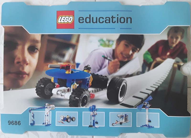 Set 9686 Cover, Inventory and Upper Parts Tray Organizer Card (4546823)