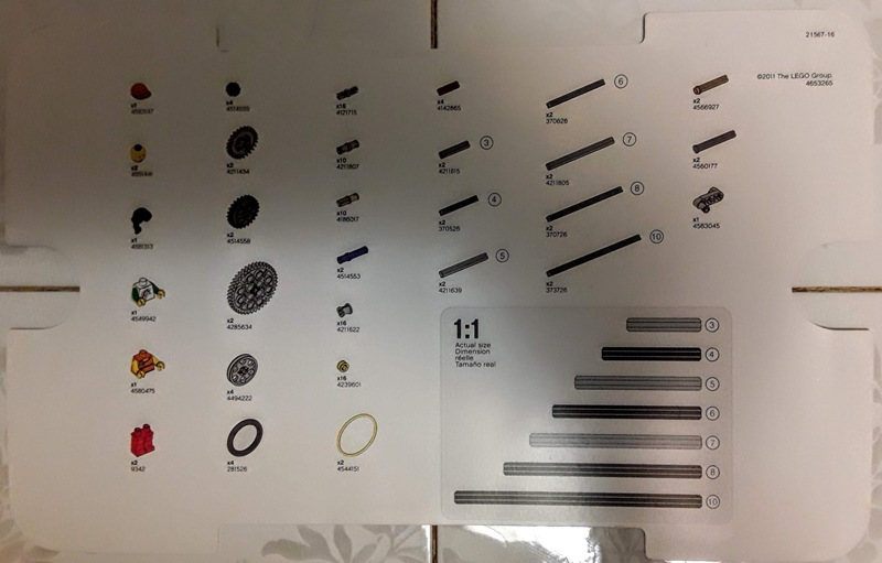 Set 9689 Cover and Inventory Card (4653265)