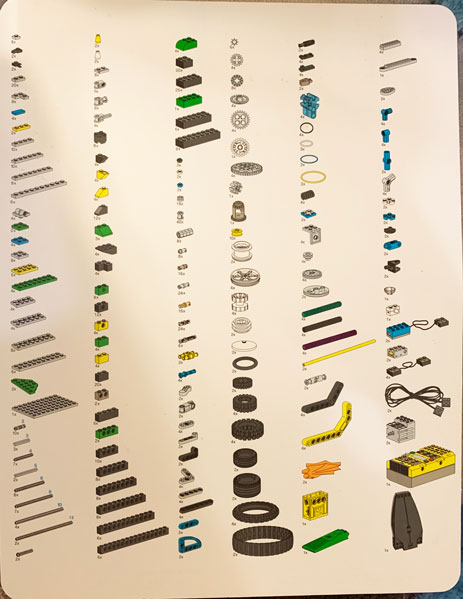 Set 9794-2 Cover and Inventory Card